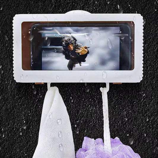 Magic box for phone in shower