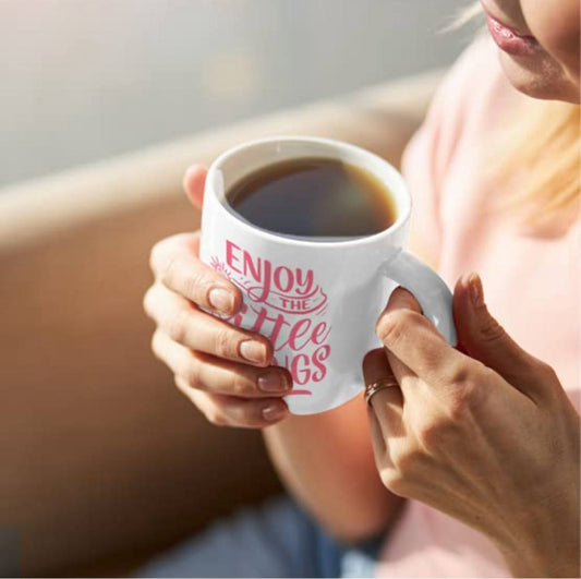 White plain sublimation cups