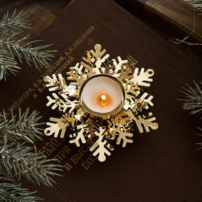 Decorations for Christmas Versatile Holiday Candle Holder Decorations Snowflake Decorations and Dining Table Arrangements
