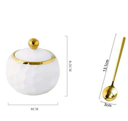 3 in1 sugar canisters with triangle shape stand