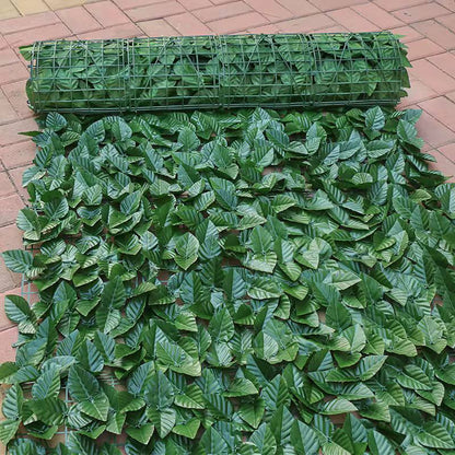 Realistic Green privacy fence