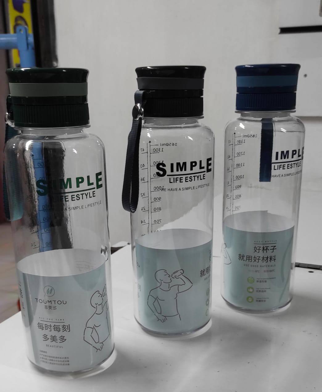 1650ml plastic space water bottle