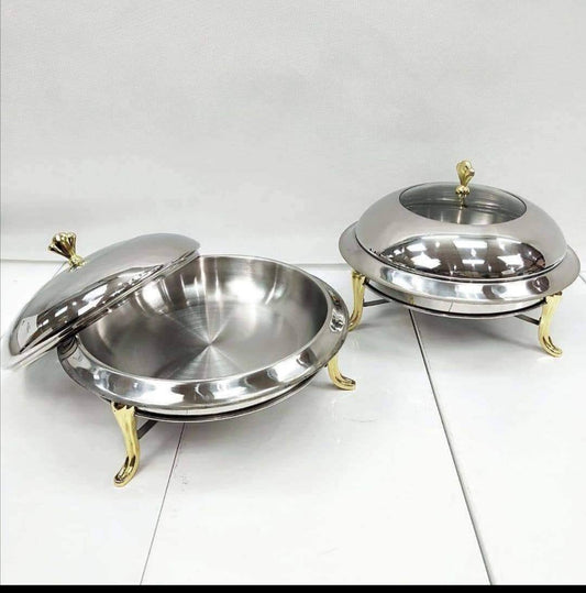 Stainless steel 28cm furnace chaffing dish food warmer