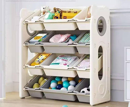 Type B
Kids Space Toy Storage Organizer with  Removable Plastic Bins