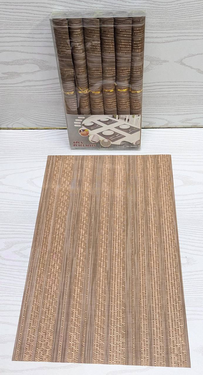 6Piece Heat Resistant Non-Slip Table Placemat