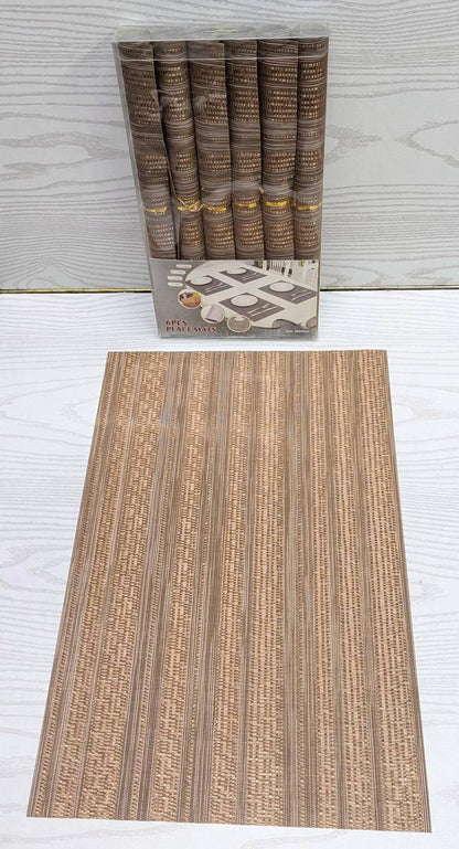 6Piece Heat Resistant Non-Slip Table Placemat