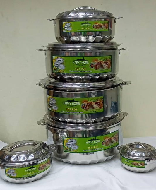 Happy Home 6 pcs Hotpots