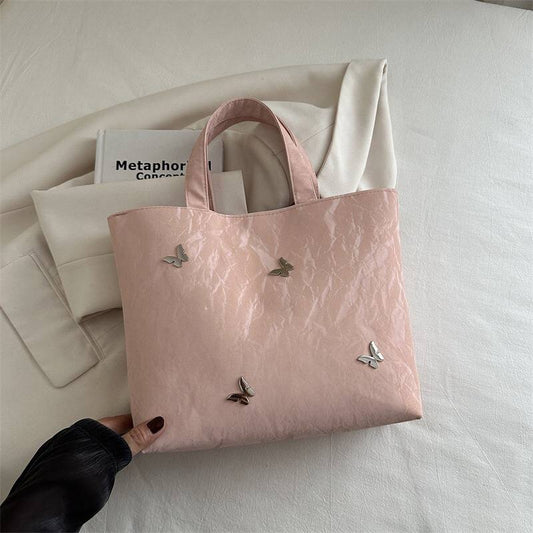 Butterfly large capacity tote Bag