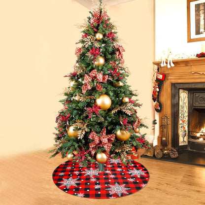 Christmas Tree Skirt Fabric Tree Skirt Christmas Tree Bottom Decoration Party Flags for outside*
92cm