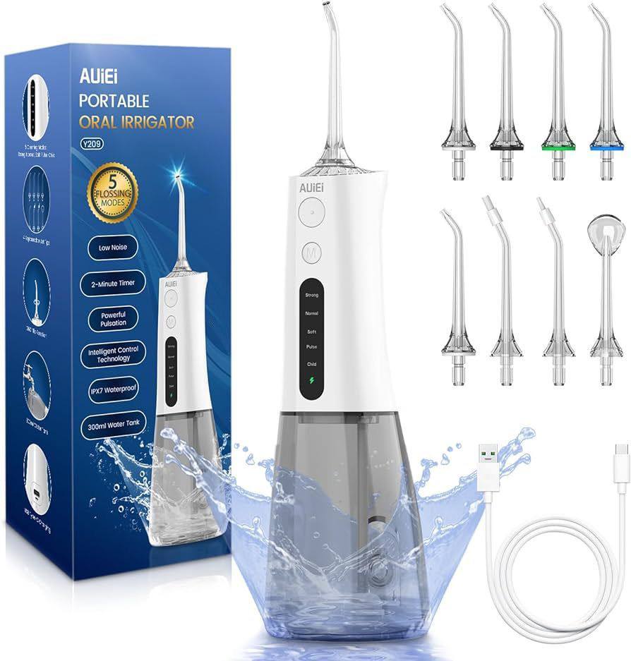 Wireless Water Flosser with accessories