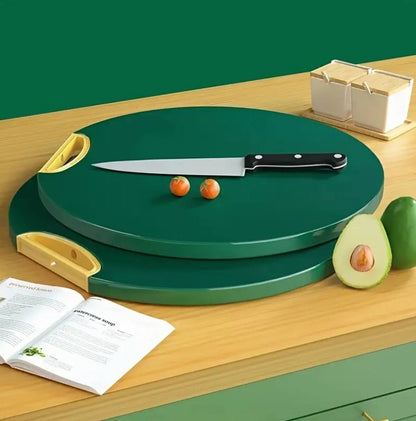 The divinext imex plastic round chopping board