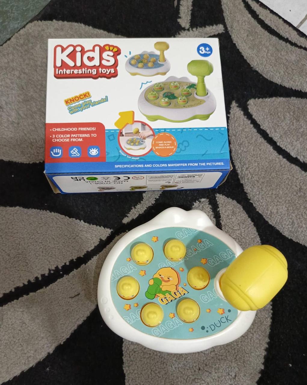 Whack-a-mole kids educational toy set