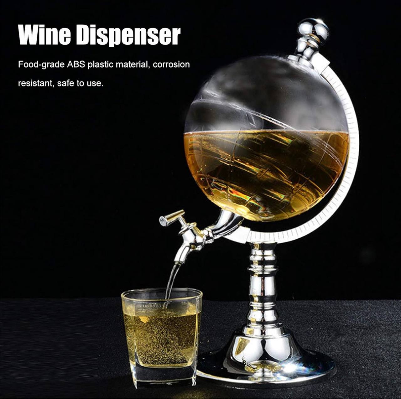 Globe wine dispenser