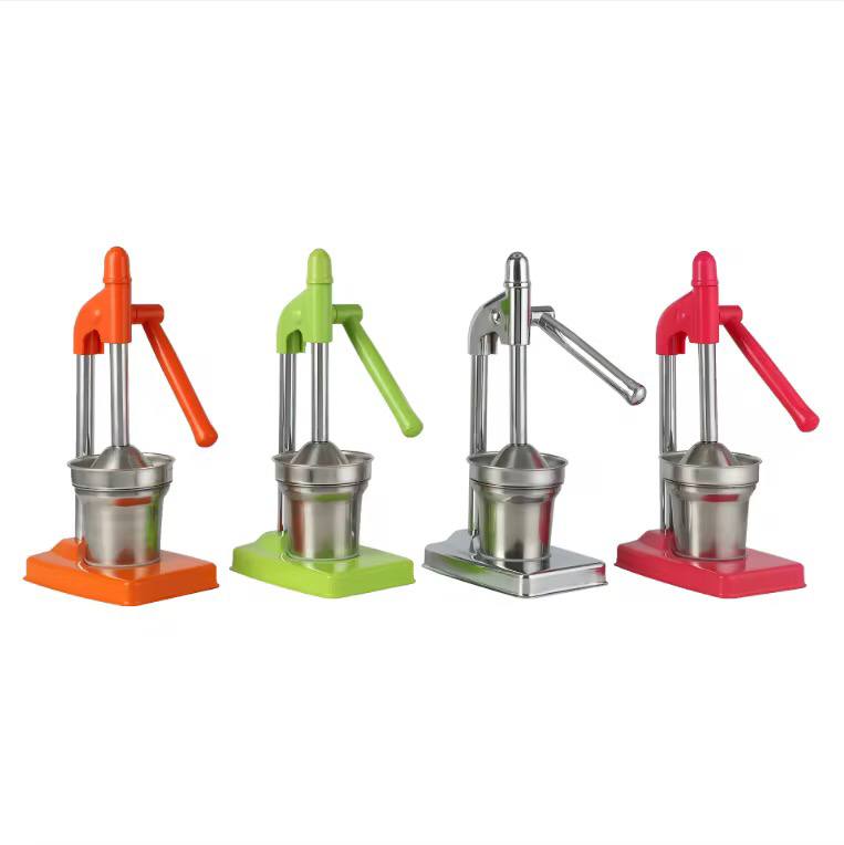 heavy duty Metallic manual citrus juicer stand machine