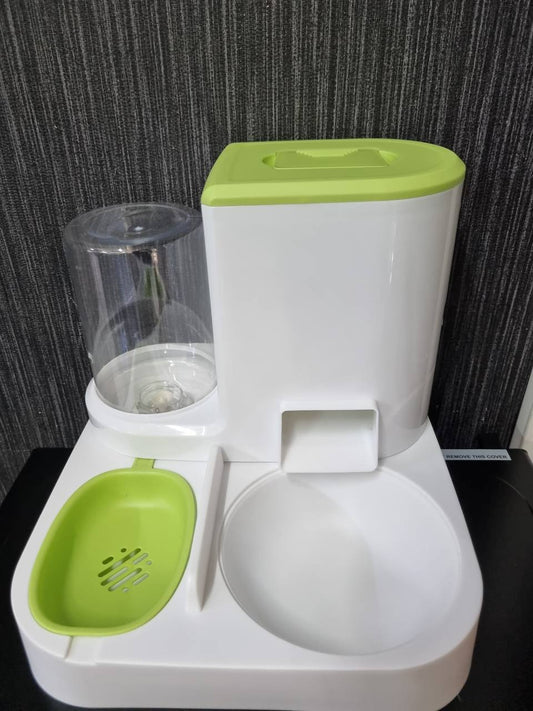 2in1 automatic pet food dispenser
