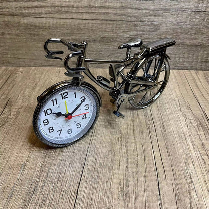 Vintage Numerical Bicycle Shape Creative Alarm Clock