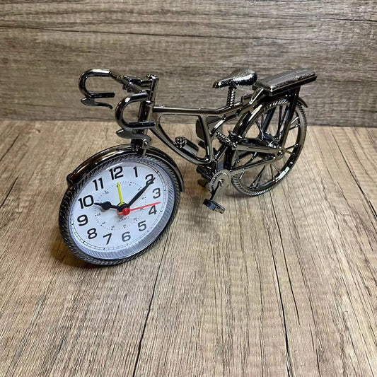 Vintage Numerical Bicycle Shape Creative Alarm Clock