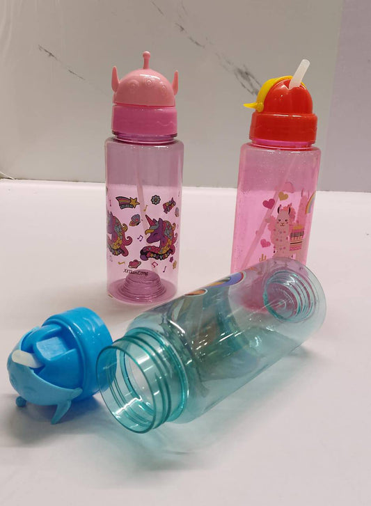 600ml 500ml n 400ml straw kids water bottles