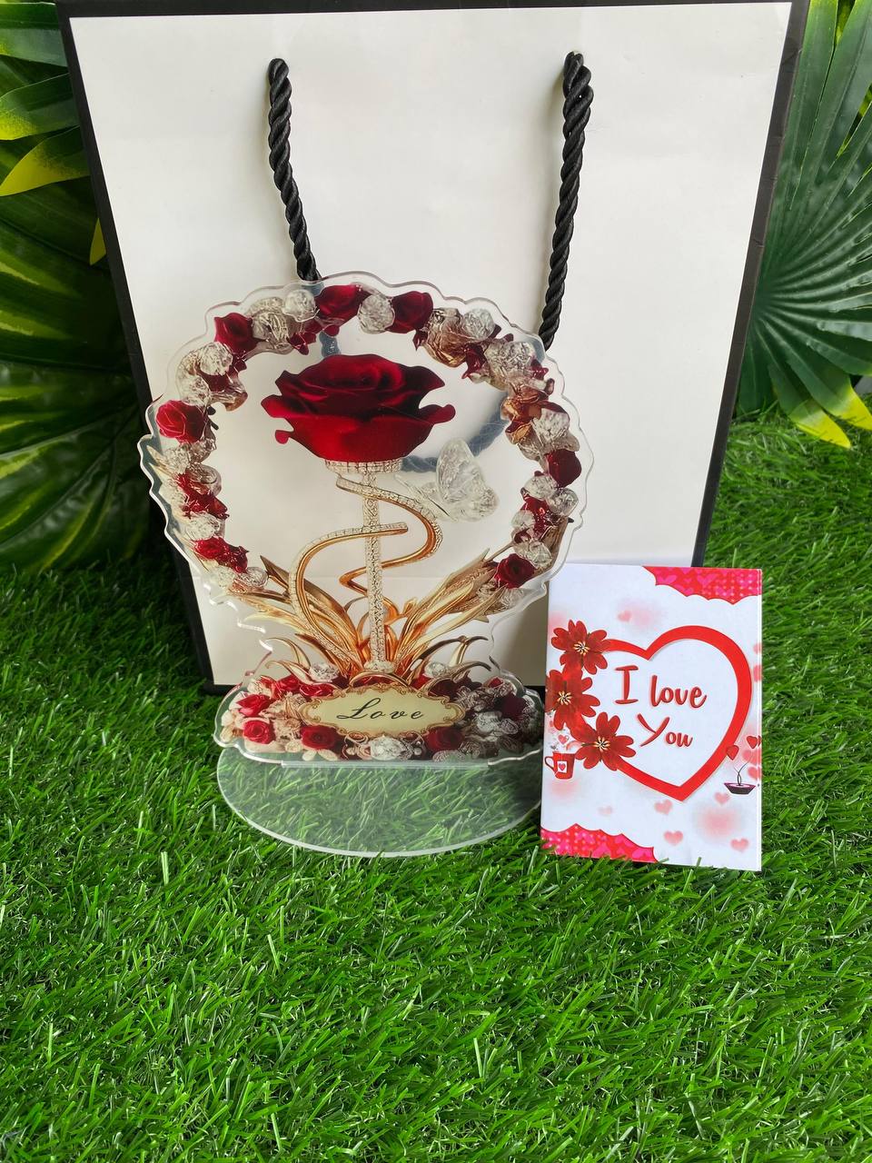 2D ACRYLIC VALENTINES GIFT SET