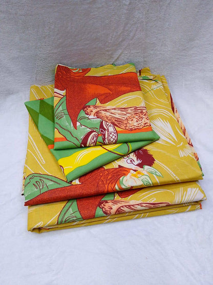 Cartoon themed bedsheets