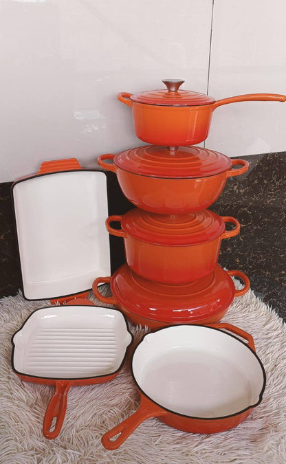 Original Enamel Cast iron cooking pots