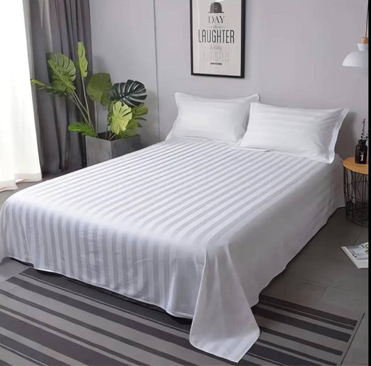 Stripped a pair of cotton bedsheets
