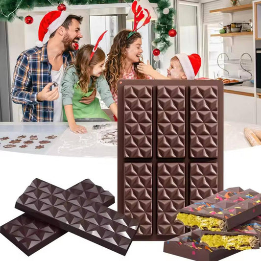6 cell choc mold