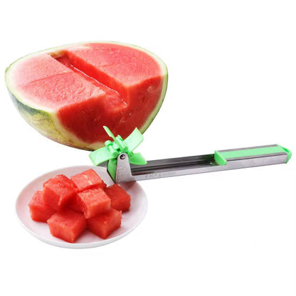 Windmill melon slicer