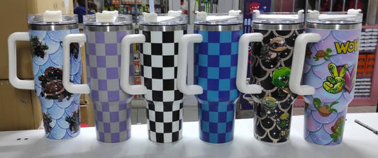 Stanley Checked 1.2L Hot & Cold Stainless Steel Stanley Mug