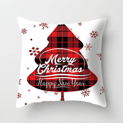 Christmas Pillow Covers (No Filler) for Christmas Decoration Throw Pillow Covers