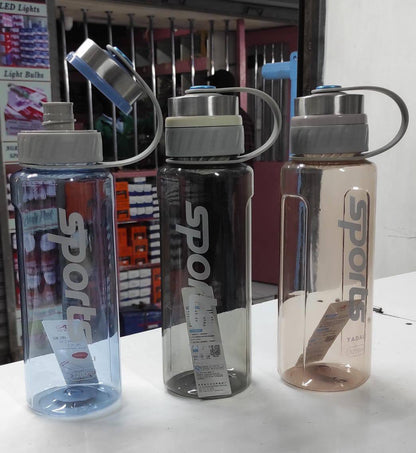 Direct Drinking silver lid Water Bottle