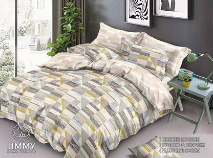 Coloured Floral and  stripped duvet cover Sets