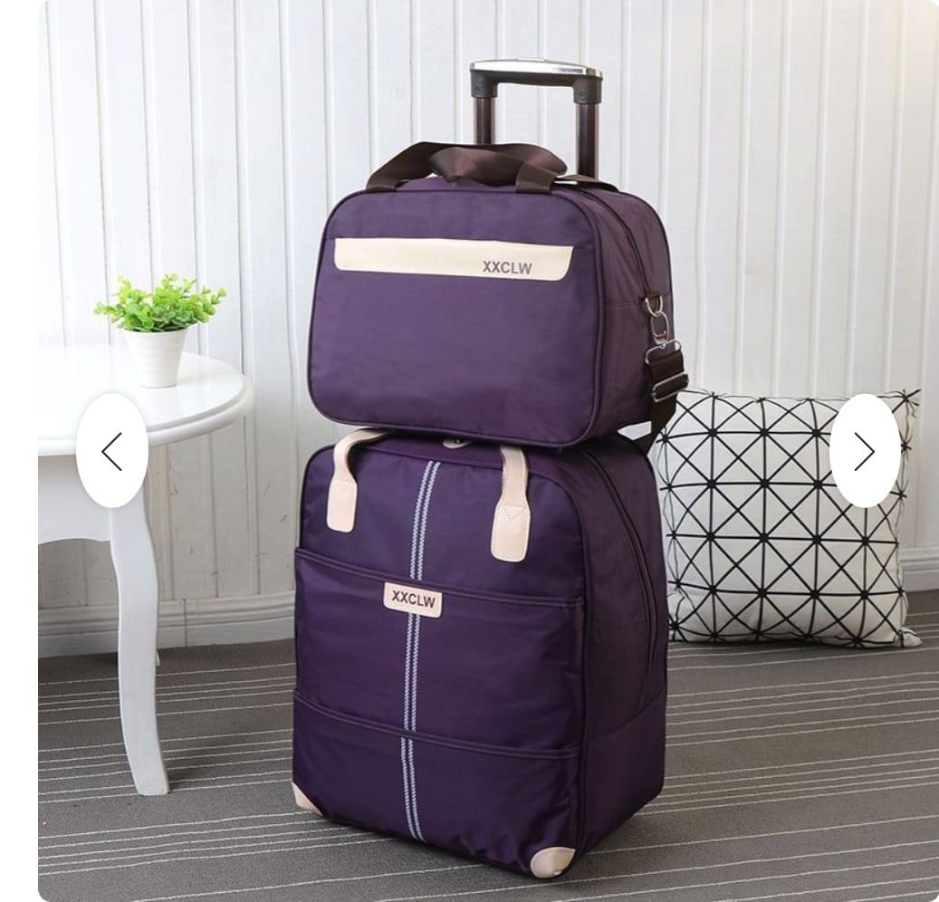 2 in 1 High Quality Big Sizes Trolley Travel Bags