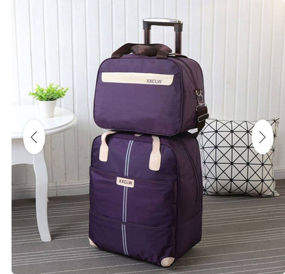 2 in 1 High Quality Big Sizes Trolley Travel Bags