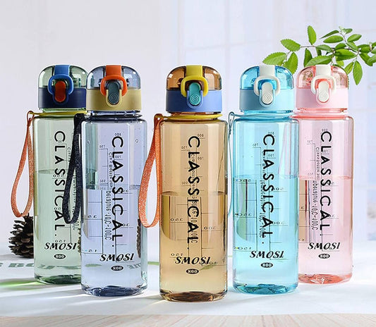 Portable Sports Water Bottle,800ml Plastic Water Bottle