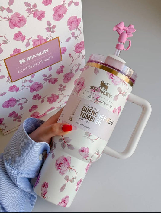 Stanley Mug Tumbler New Style Flower Cup Stanley