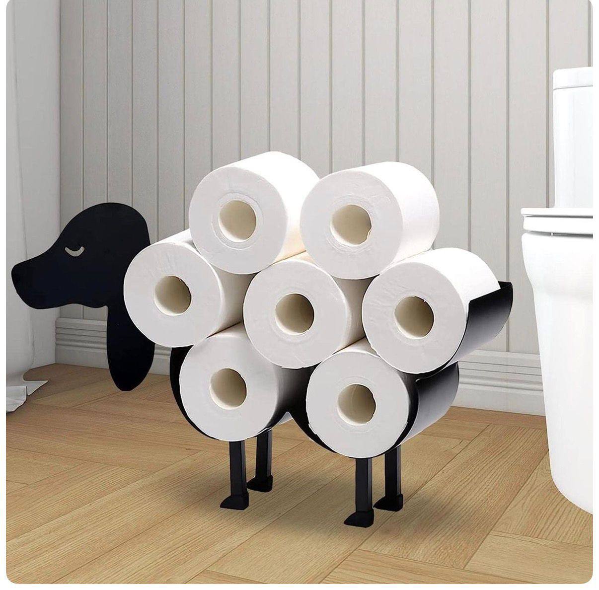Creative Toilet Paper Holder – Metallic Finish