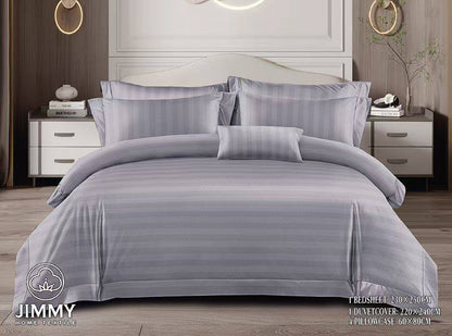 Coloured Floral and  stripped duvet cover Sets