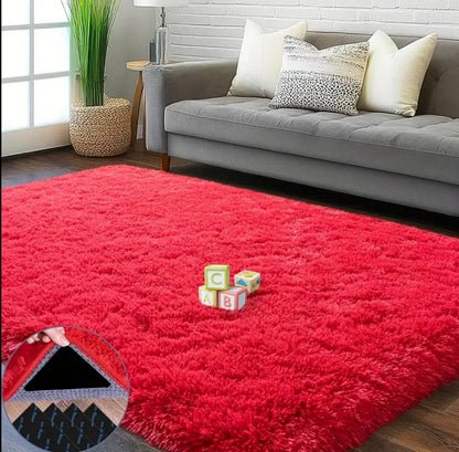 PLAIN  FLUFFY CARPETS