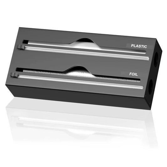 2in1 Bamboo wrap dispenser with cutter