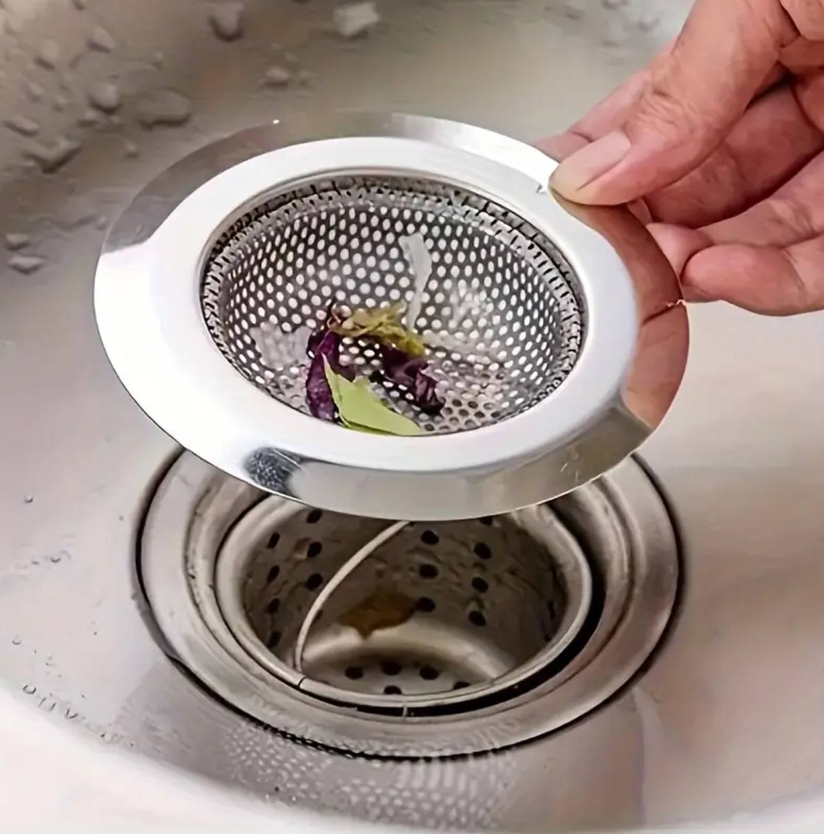 Stainless steel sink garbage strainer /