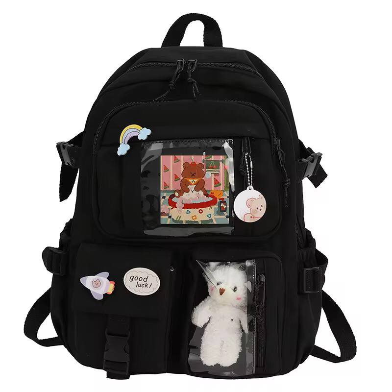 Casual style high capacity school bag.
