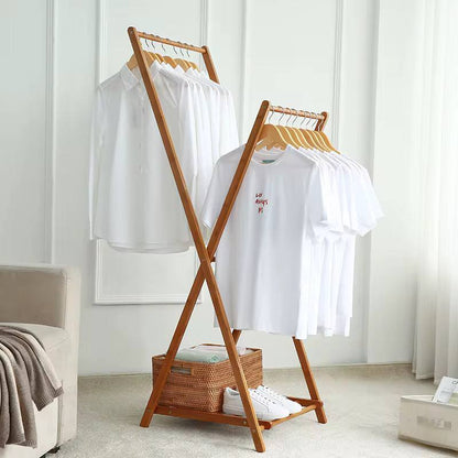 Bamboo cloth hanging rack 
Strong