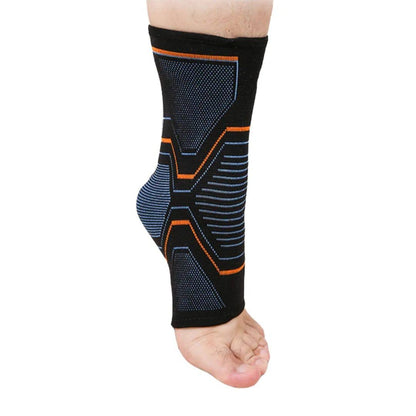 Compression ankle support sleeve