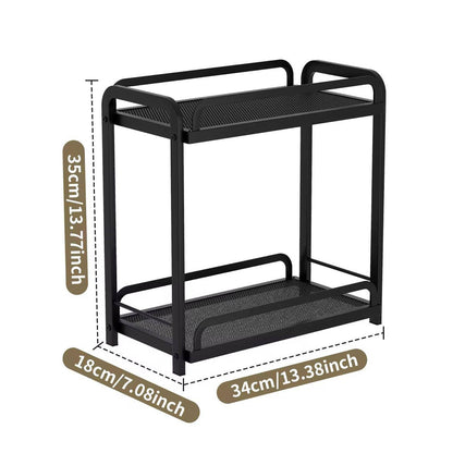 Free standing kitchen storage cabinet organizer