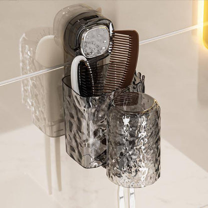 Toothbrush Suction Cup Wall Mounted Electric Toothbrush Holder, No Punching Storage Rack, Hook Storage Rack