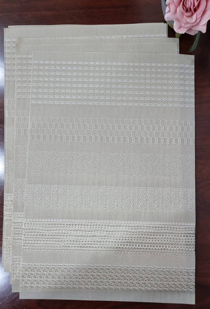 Woven PVC TABLE  MATs
