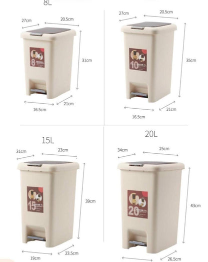 Push & Pedal DustBins
