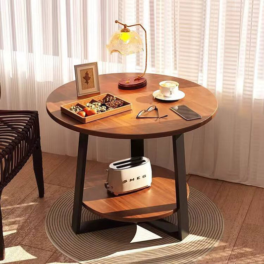 Eye-catching luxury double layered coffe side table