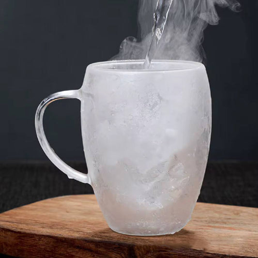 Elegant Double-Walled Glass Design – Keeps beverages hot while the outer layer stays cool to touch.